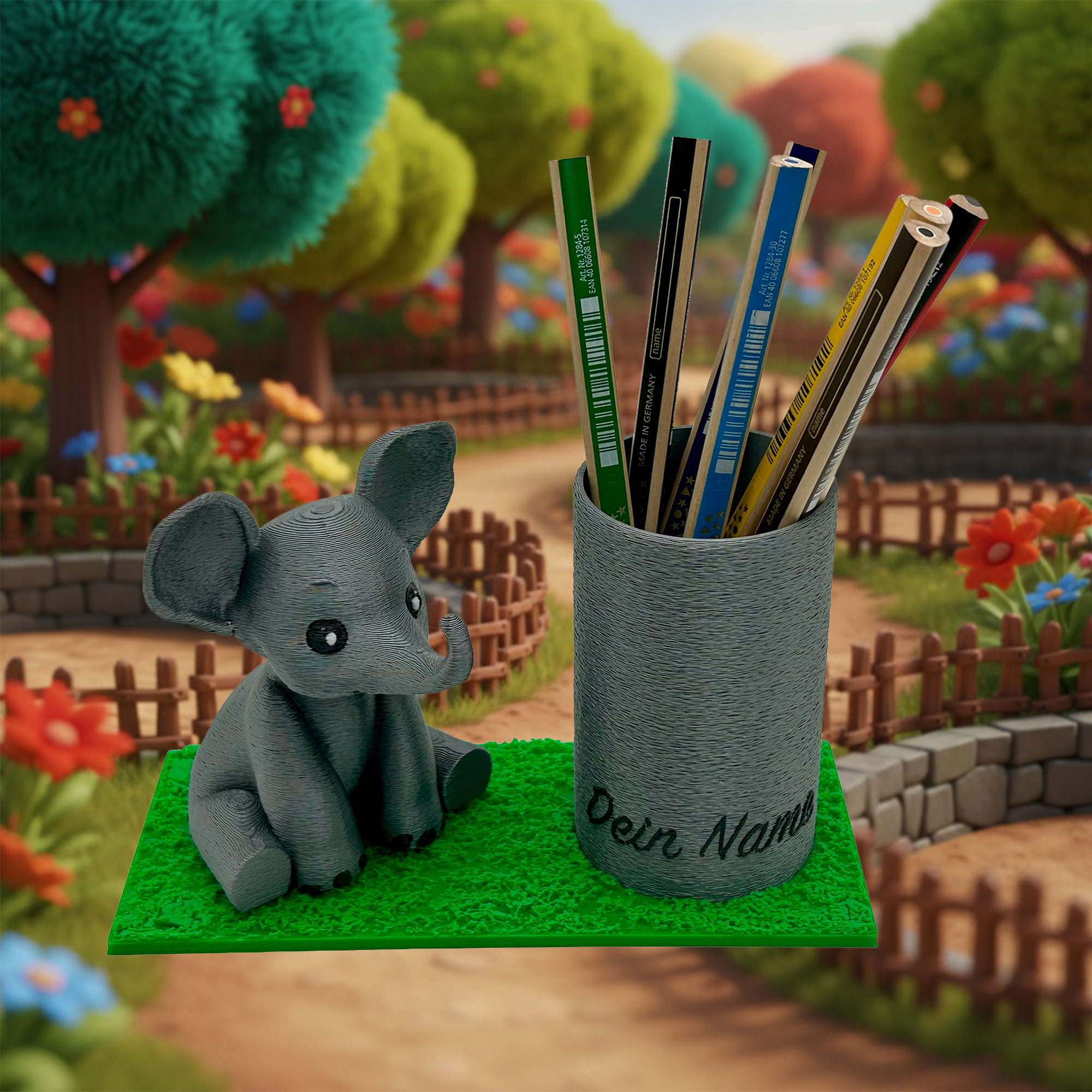 Elefant – Stiftehalter