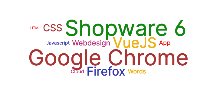 Wortwolke‑Plugin für Shopware 6 – Vorschau