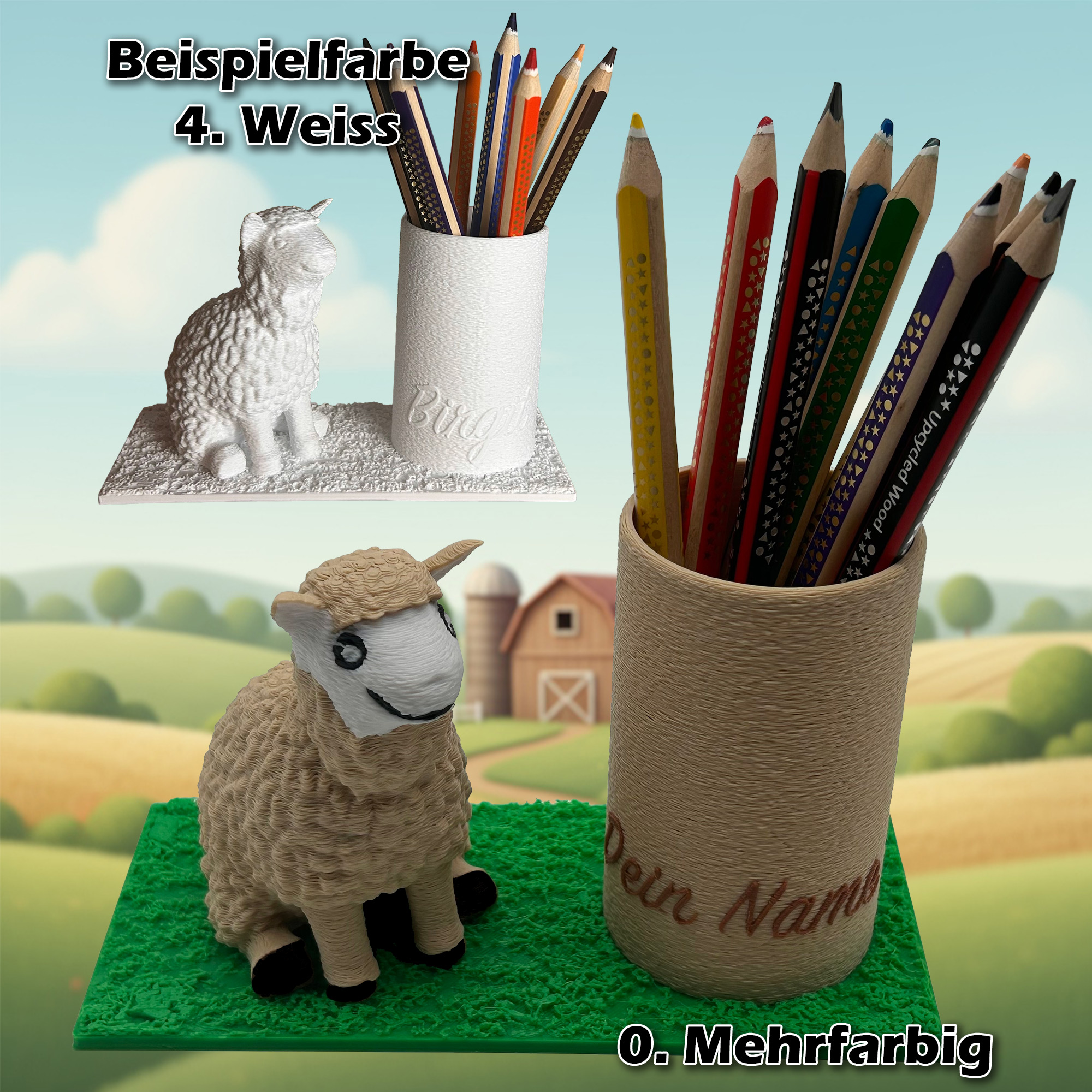 Schaf – Stiftehalter
