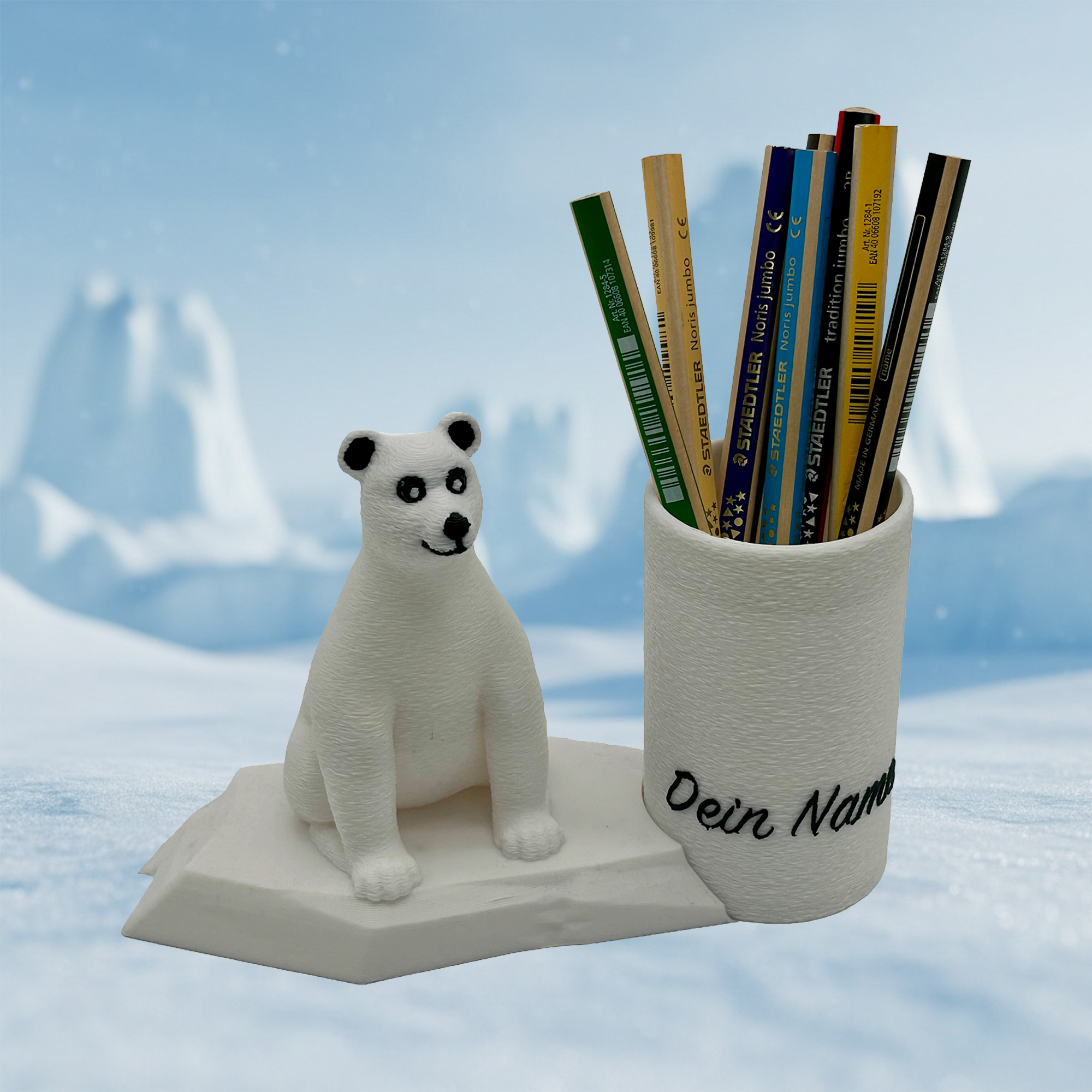 Eisbär – Stiftehalter