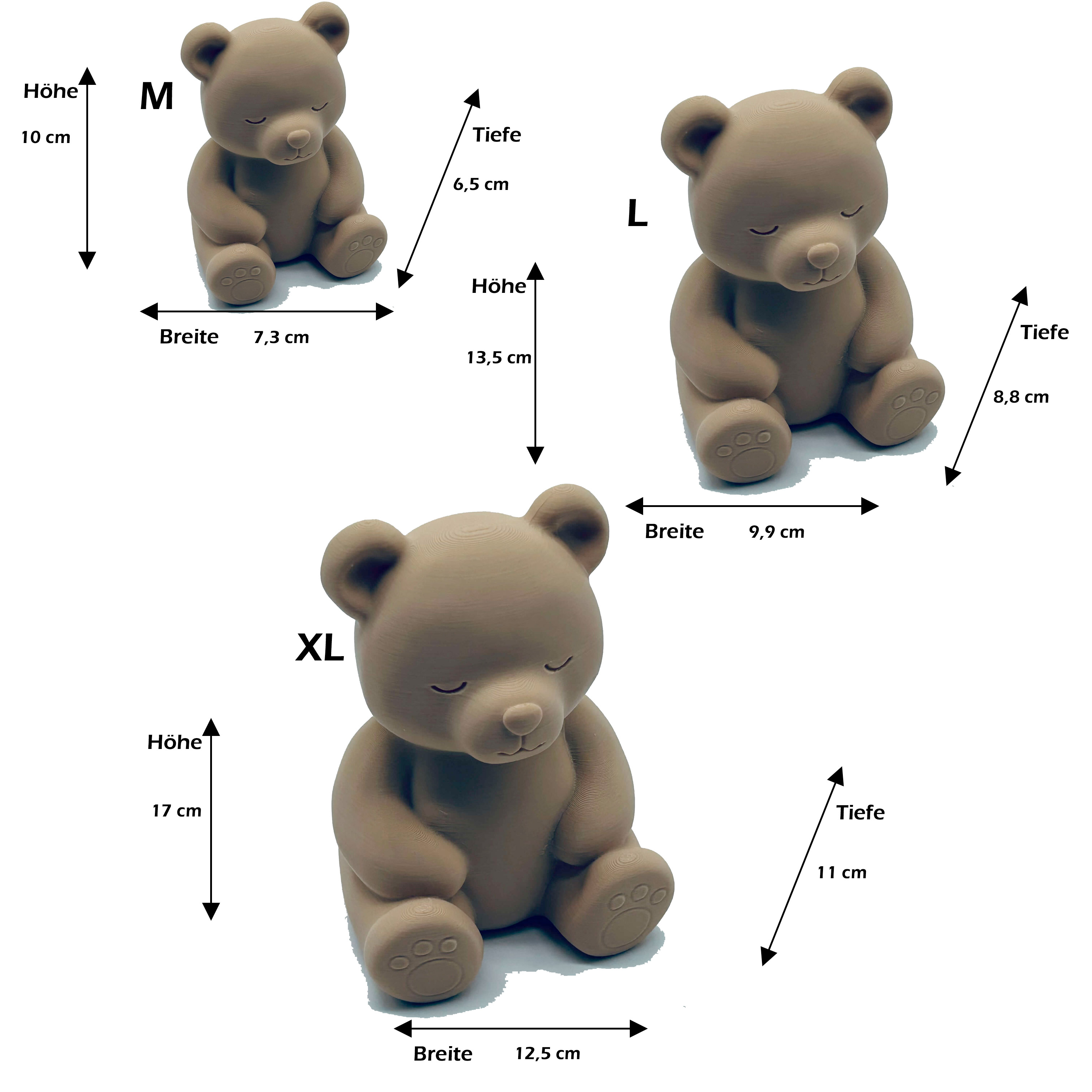 Waldtier-Figuren im Japandi-Stil – Fuchs, Eule, Igel & Bär