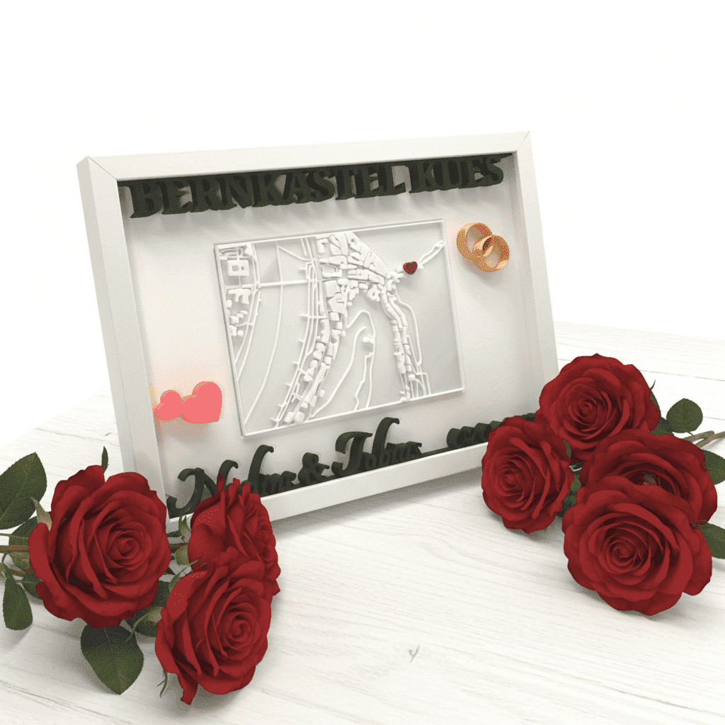 Personalisierte 3D-Stadtkarte – euer Ort, eure Geschichte