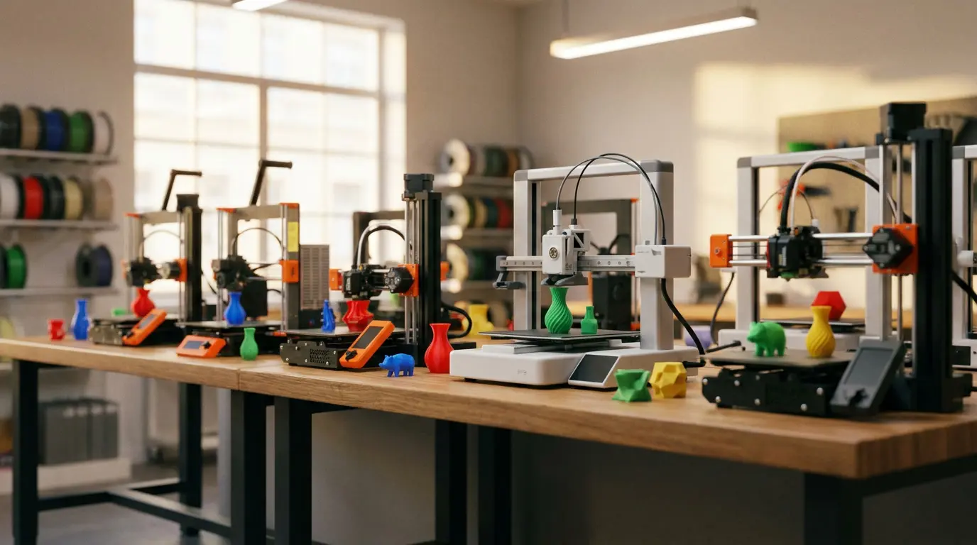 3D-Drucker fertigt ein individuelles Produkt Schicht für Schicht