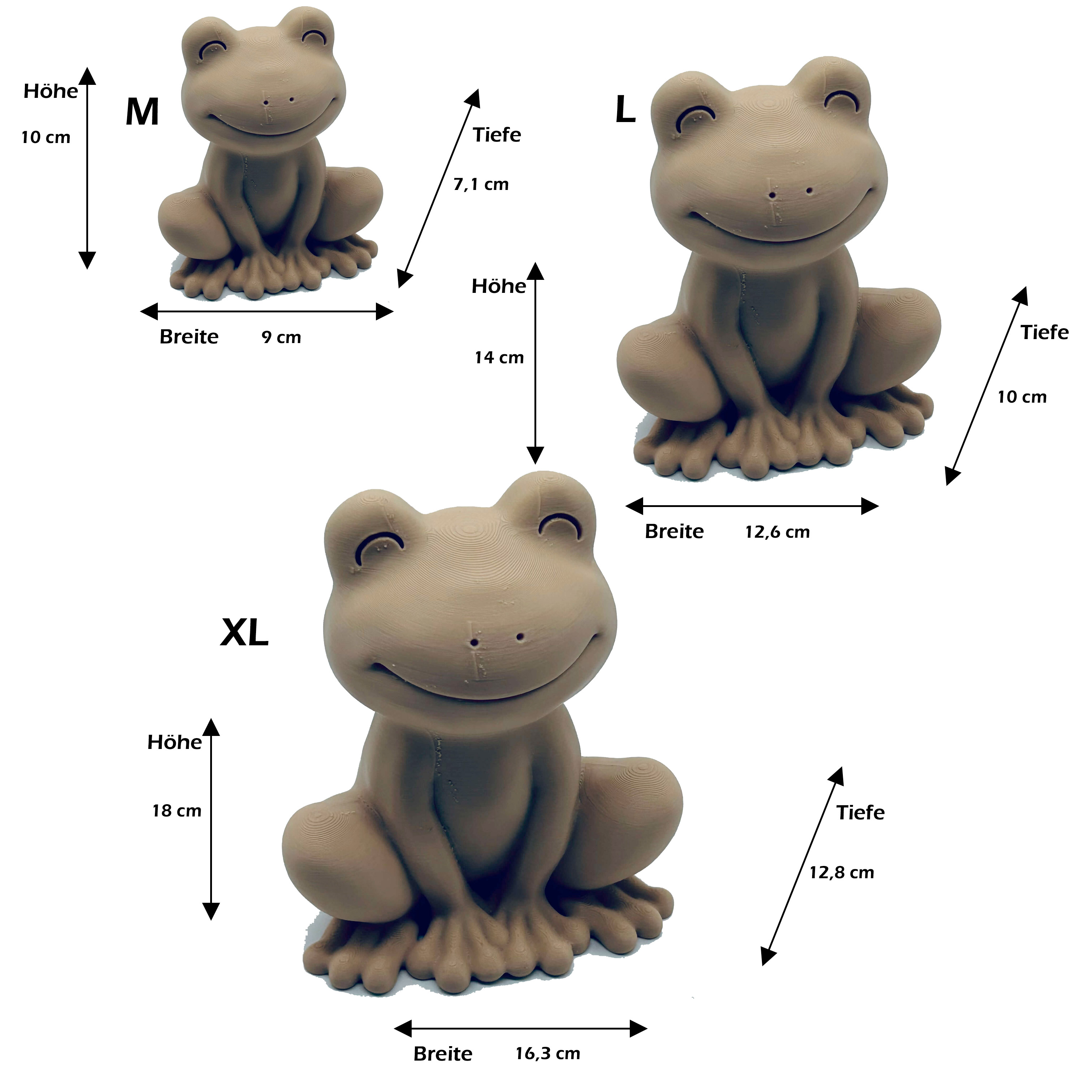 Ausgefallene Tierfiguren im Japandi-Stil – Chamäleon, Schildkröte, Frosch & Faultier