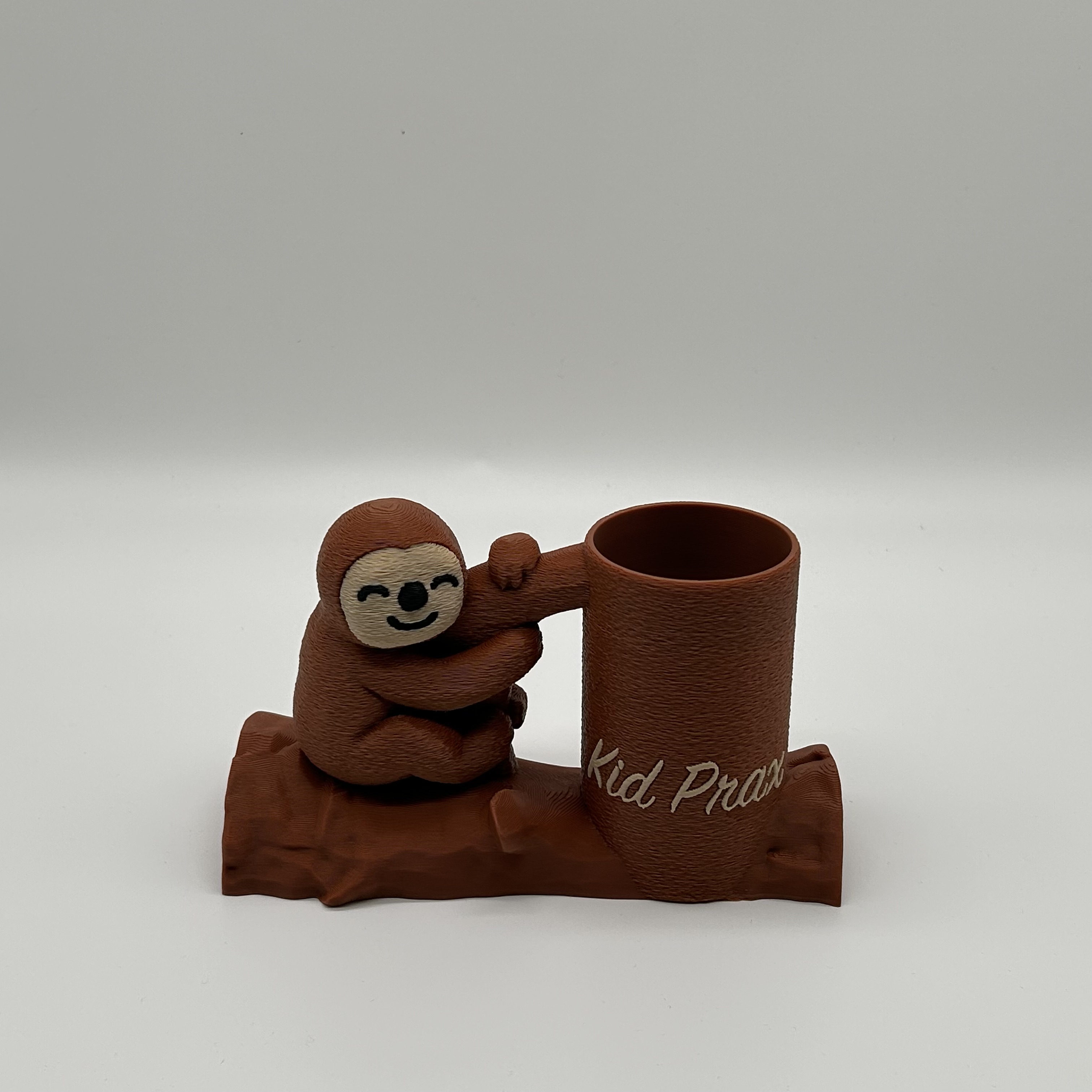 Stiftehalter Faultier Komplettansicht