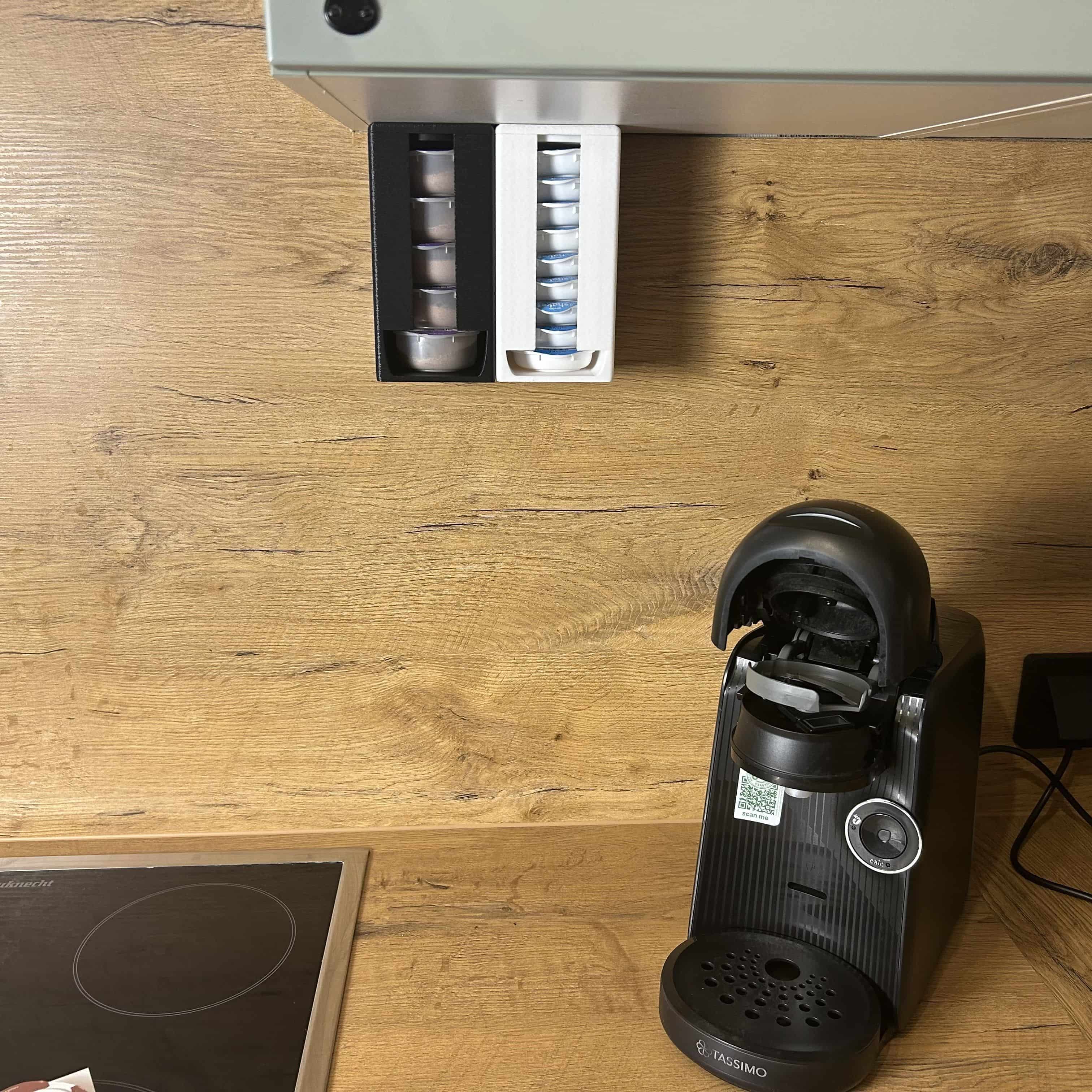 Kapselhalter kompatibel mit Tassimo® T-Discs – Unterbau & magnetisch