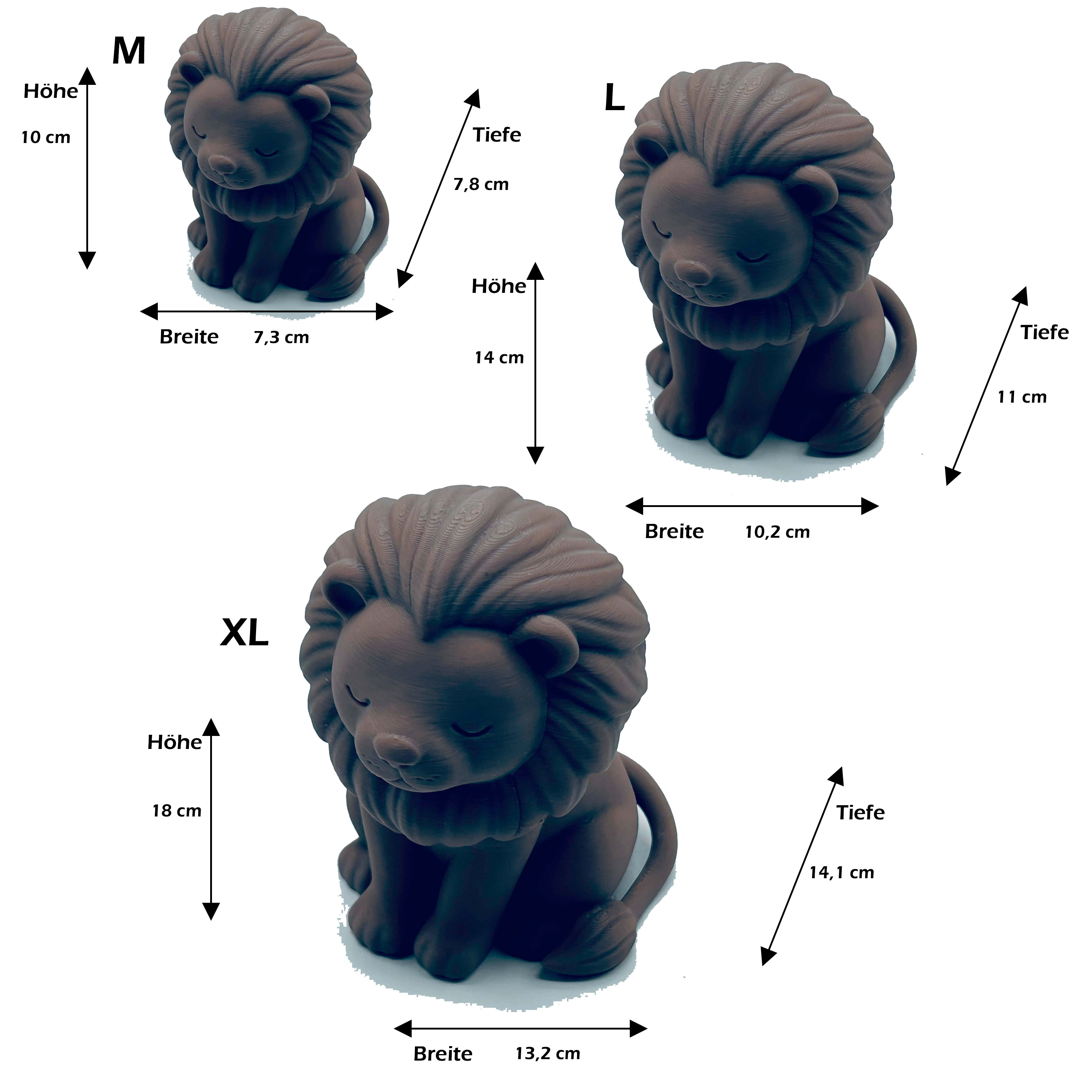 Safari Tierfiguren im Japandi-Stil – Giraffe, Elefant, Löwe & Koala
