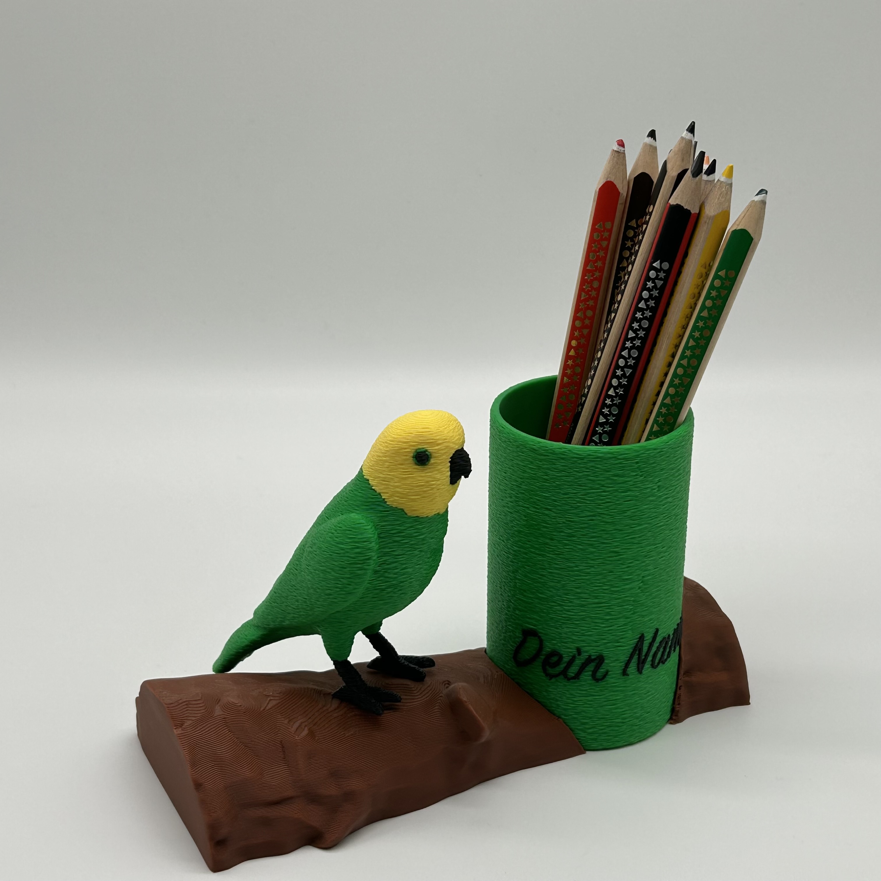 Wellensittich – Stiftehalter