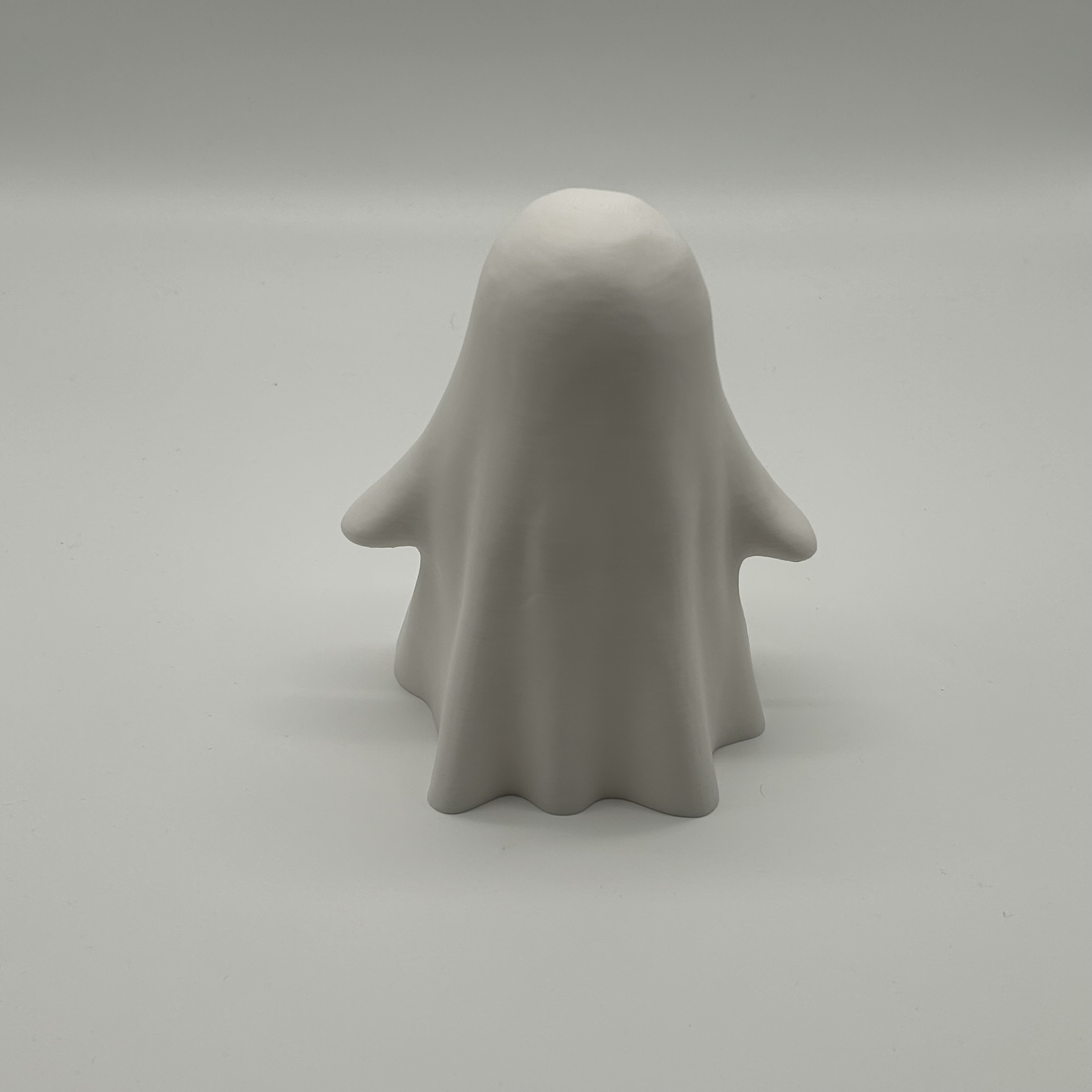 Halloween Geist mit Glow-in-the-Dark & LED – 3D-Druck Deko
